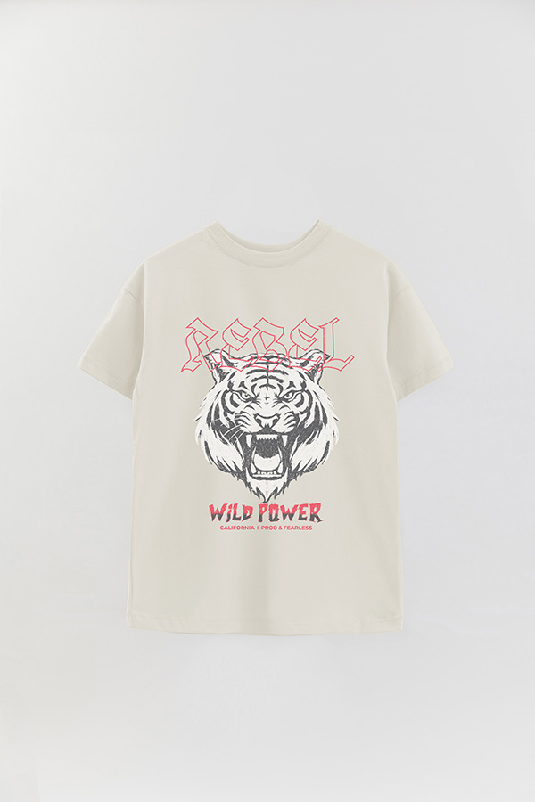 REMERA OVER ESTAMPADA HEART