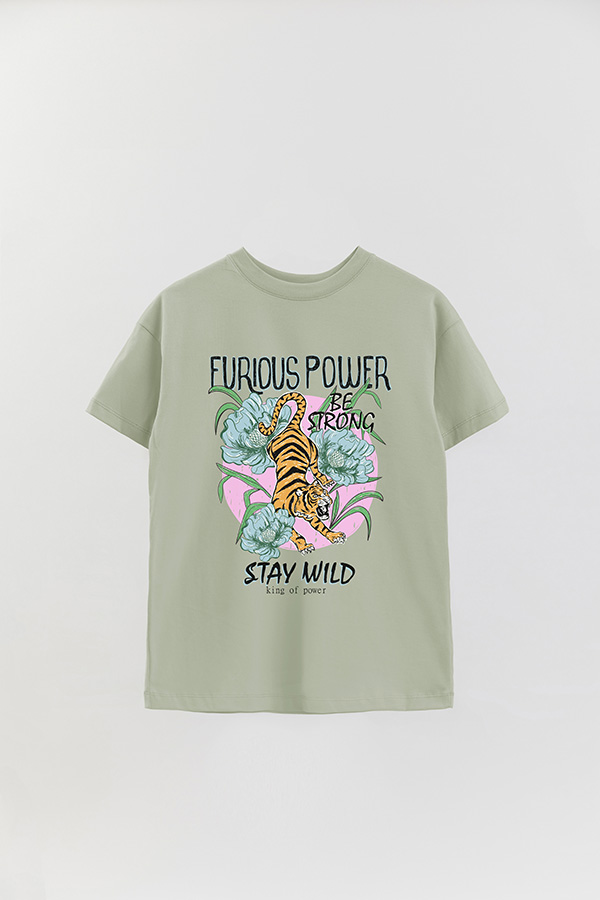 REMERA OVER ESTAMPADA FURIOUS POWER 3
