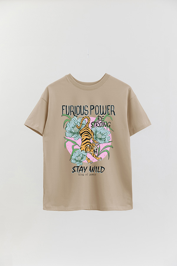 REMERA OVER ESTAMPADA FURIOUS POWER 3