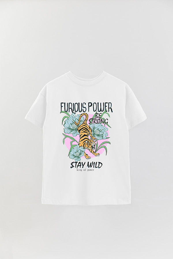 REMERA OVER ESTAMPADA FURIOUS POWER 3