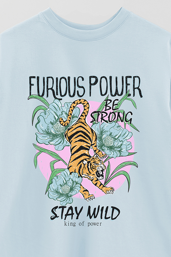 REMERA OVER ESTAMPADA FURIOUS POWER 3