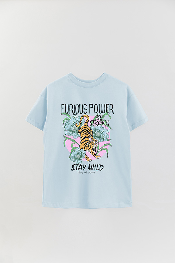 REMERA OVER ESTAMPADA FURIOUS POWER 3