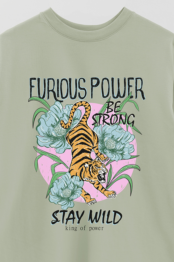 REMERA OVER ESTAMPADA FURIOUS POWER 3
