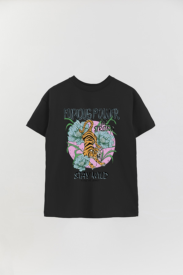 REMERA OVER ESTAMPADA FURIOUS POWER 3