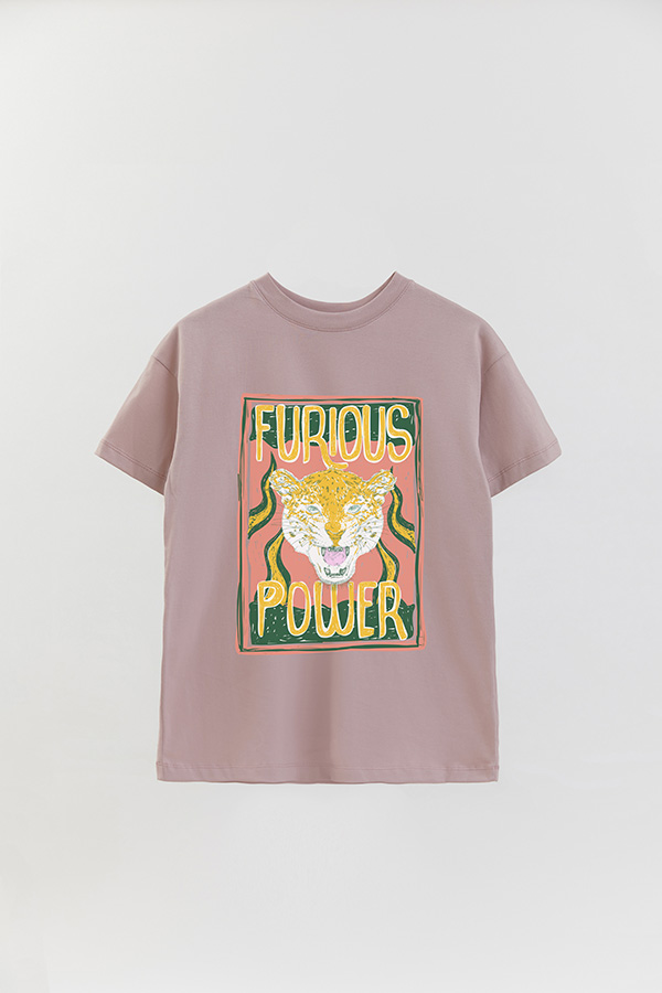 REMERA OVER ESTAMPADA FURIOUS POWER 1