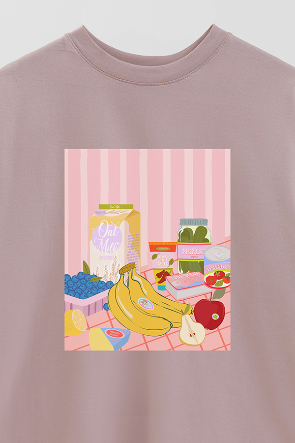 REMERA OVER ESTAMPADA GROCERIES