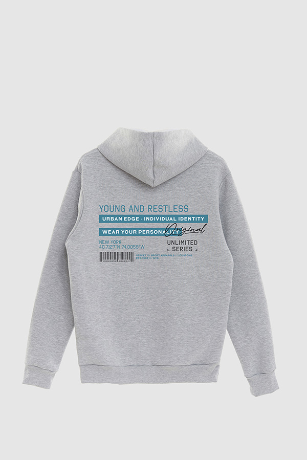 BUZO HOODIE ESTAMPADO YOUNG AND RESTLESS