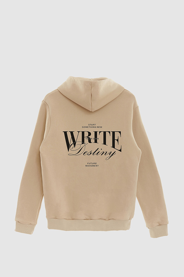 BUZO HOODIE ESTAMPADO WRITE YOUR OWN DESTINY