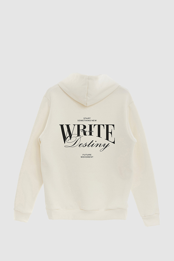 BUZO HOODIE ESTAMPADO WRITE YOUR OWN DESTINY