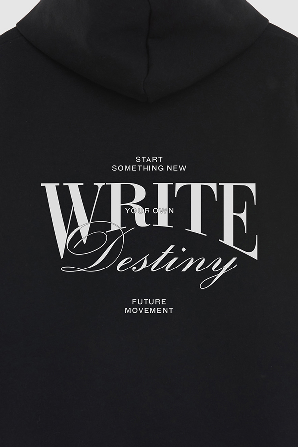 BUZO HOODIE ESTAMPADO WRITE YOUR OWN DESTINY