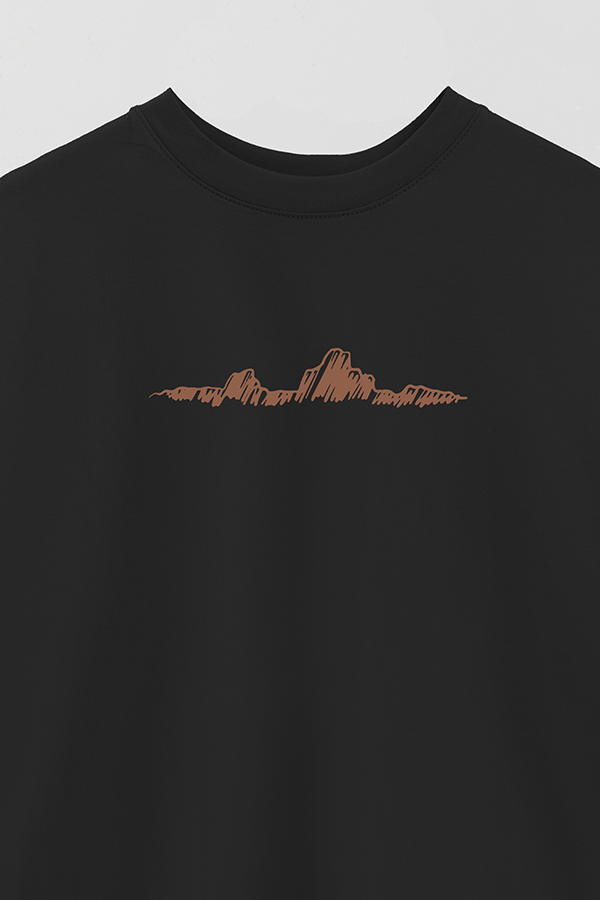 REMERA OVER ESTAMPADA WESTERN MOUNTAIN