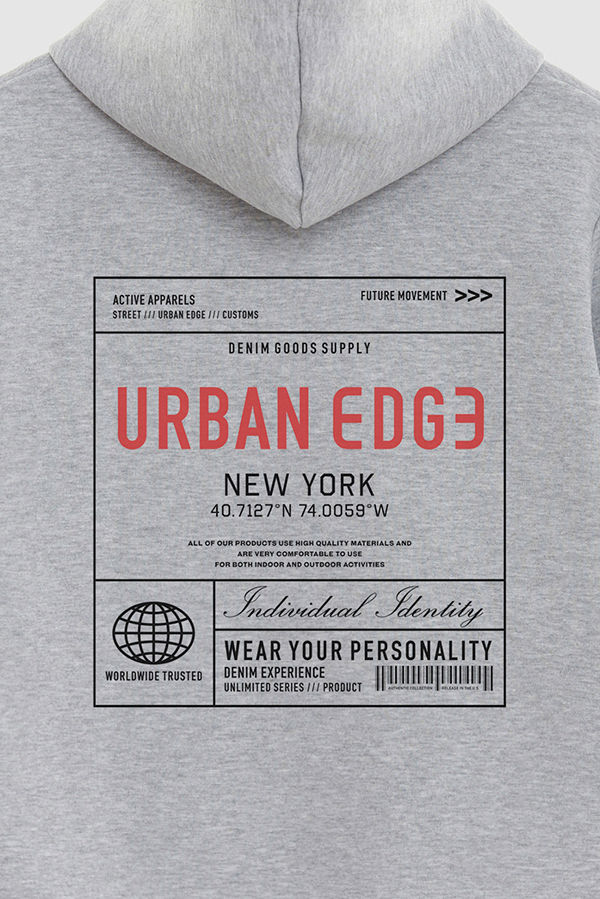 BUZO HOODIE ESTAMPADO URBAN EDGE