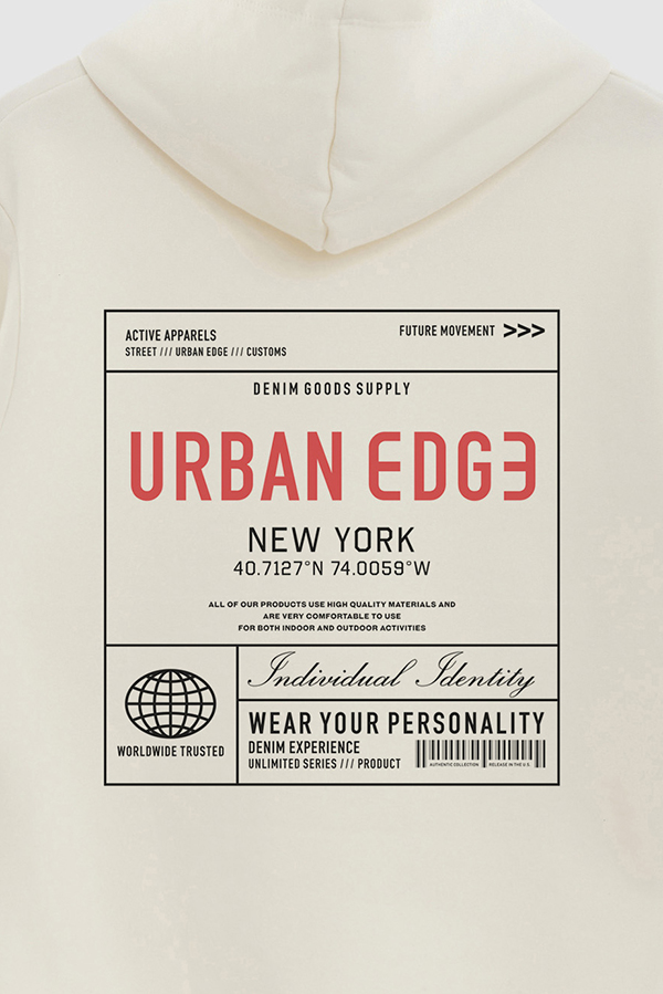 BUZO HOODIE ESTAMPADO URBAN EDGE