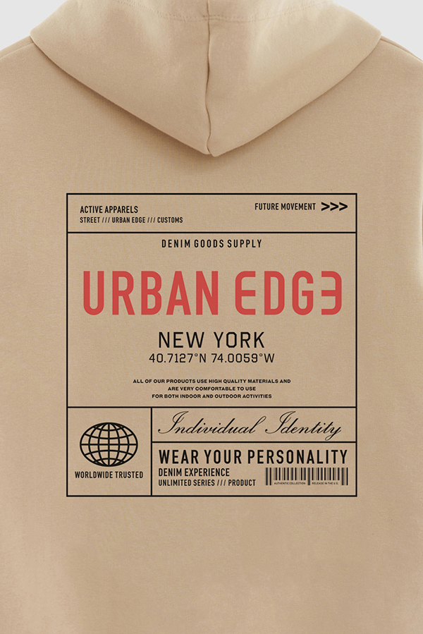 BUZO HOODIE ESTAMPADO URBAN EDGE