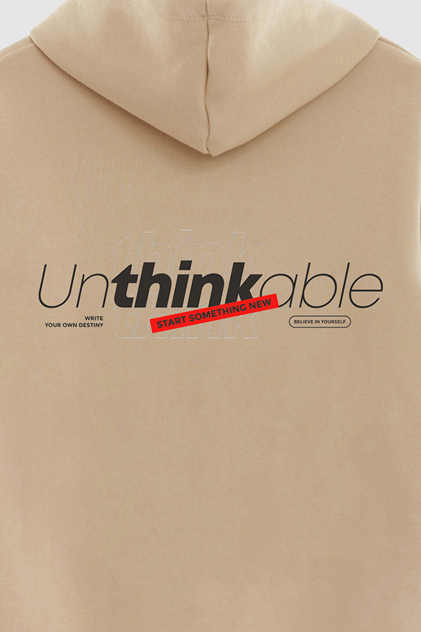 BUZO HOODIE ESTAMPADO UNTHINKABLE