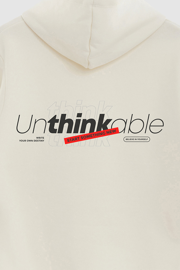 BUZO HOODIE ESTAMPADO UNTHINKABLE
