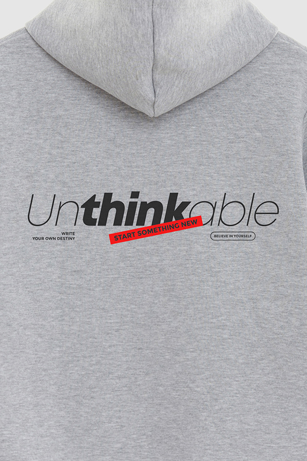 BUZO HOODIE ESTAMPADO UNTHINKABLE