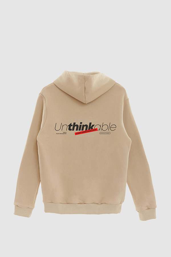 BUZO HOODIE ESTAMPADO UNTHINKABLE