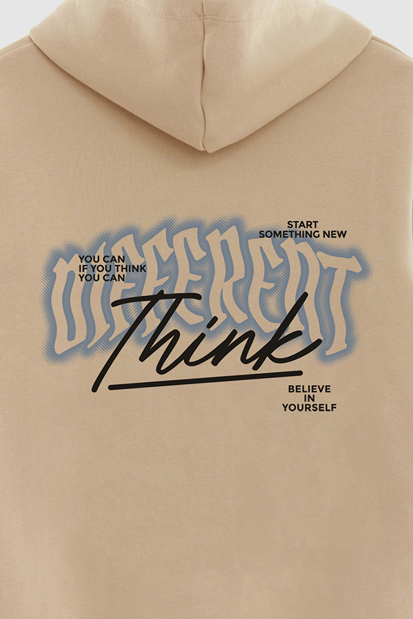 BUZO HOODIE ESTAMPADO THINK DIFFERENT