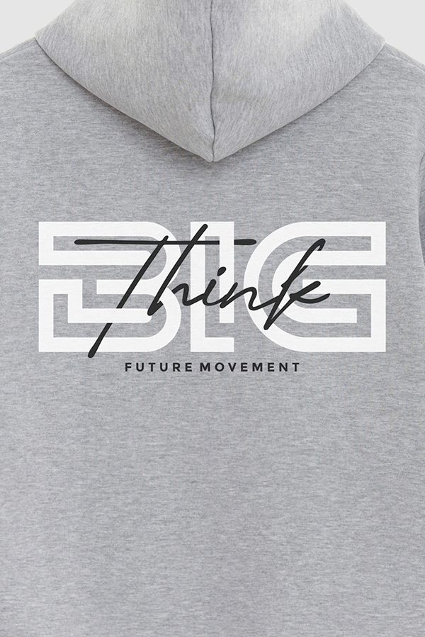 BUZO HOODIE ESTAMPADO THINK BIG