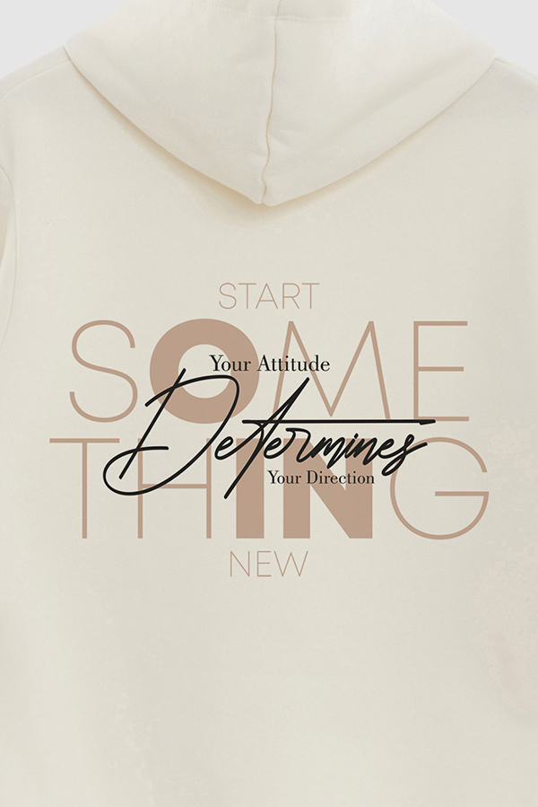 BUZO HOODIE ESTAMPADO START SOMETHING NEW 3