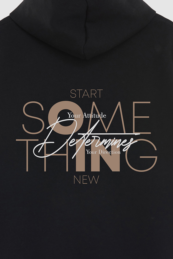 BUZO HOODIE ESTAMPADO START SOMETHING NEW 3
