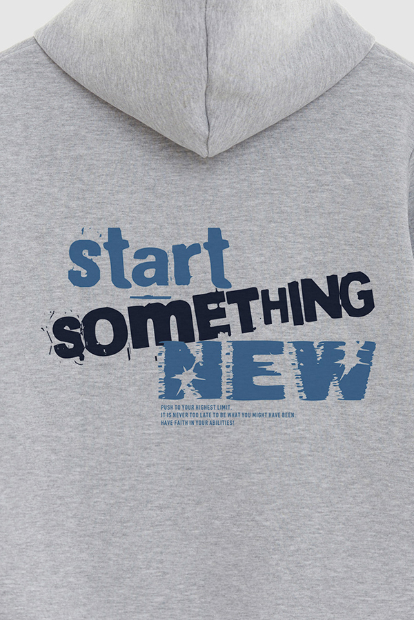 BUZO HOODIE ESTAMPADO START SOMETHING NEW 2