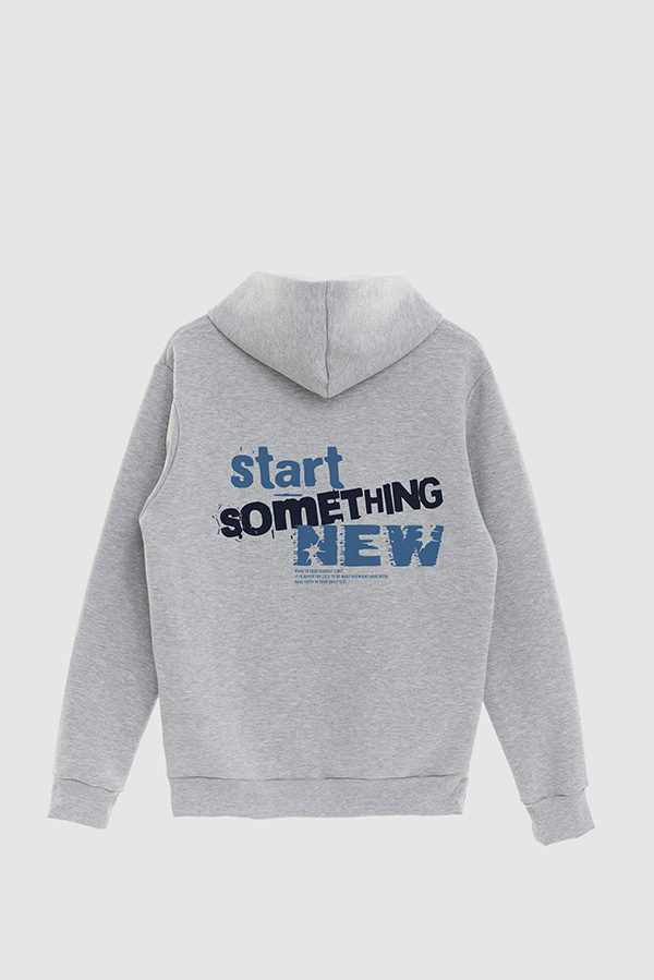BUZO HOODIE ESTAMPADO START SOMETHING NEW 2
