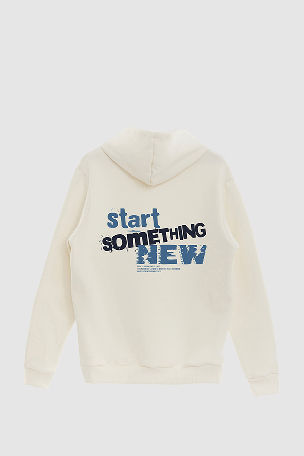 BUZO HOODIE ESTAMPADO START SOMETHING NEW 2