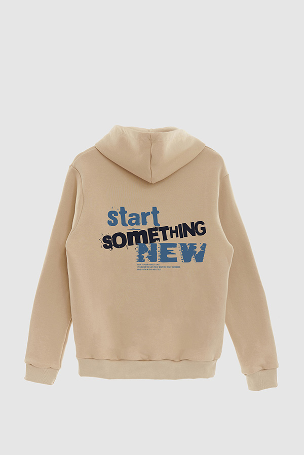 BUZO HOODIE ESTAMPADO START SOMETHING NEW 2