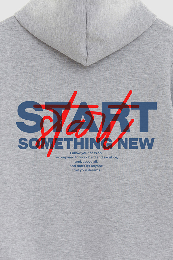 BUZO HOODIE ESTAMPADO START SOMETHING NEW