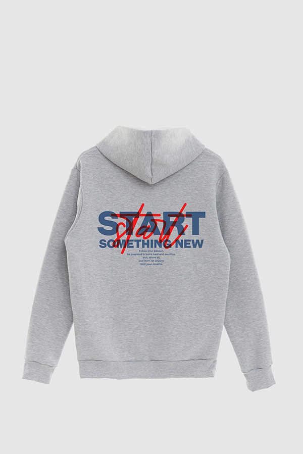 BUZO HOODIE ESTAMPADO START SOMETHING NEW