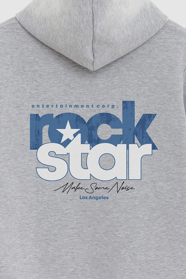 BUZO HOODIE ESTAMPADO ROCK STAR 0