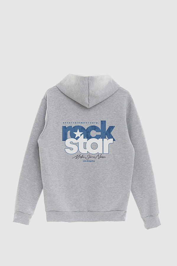 BUZO HOODIE ESTAMPADO ROCK STAR 0