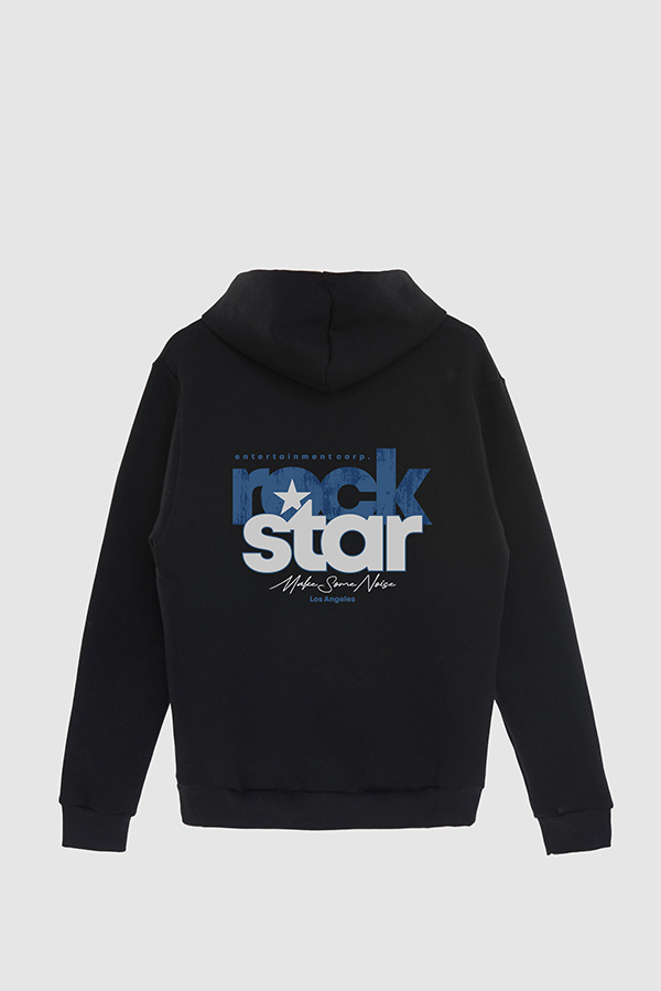 BUZO HOODIE ESTAMPADO ROCK STAR 0