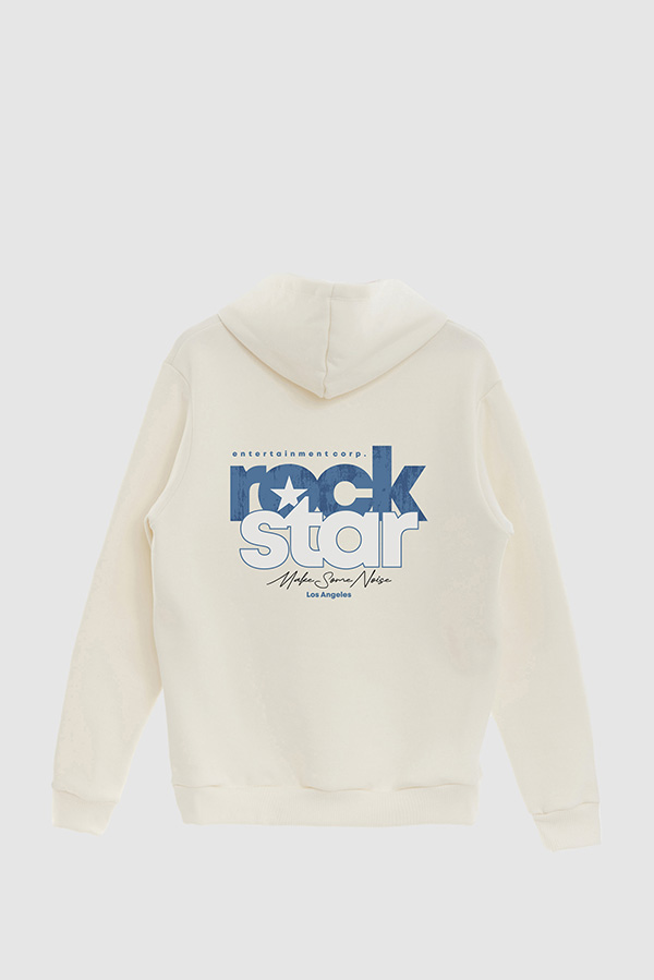 BUZO HOODIE ESTAMPADO ROCK STAR 0