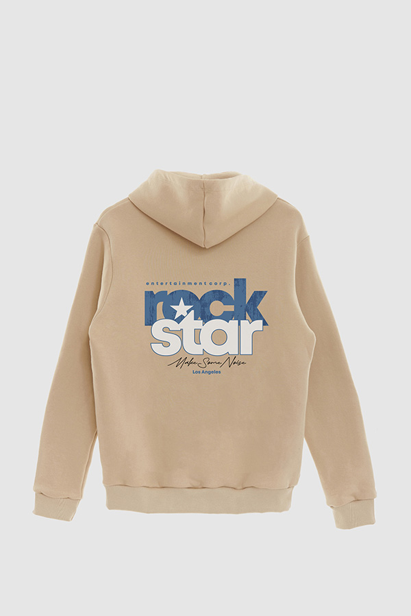 BUZO HOODIE ESTAMPADO ROCK STAR 0
