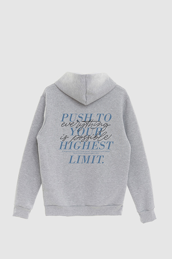 BUZO HOODIE ESTAMPADO PUSH TO