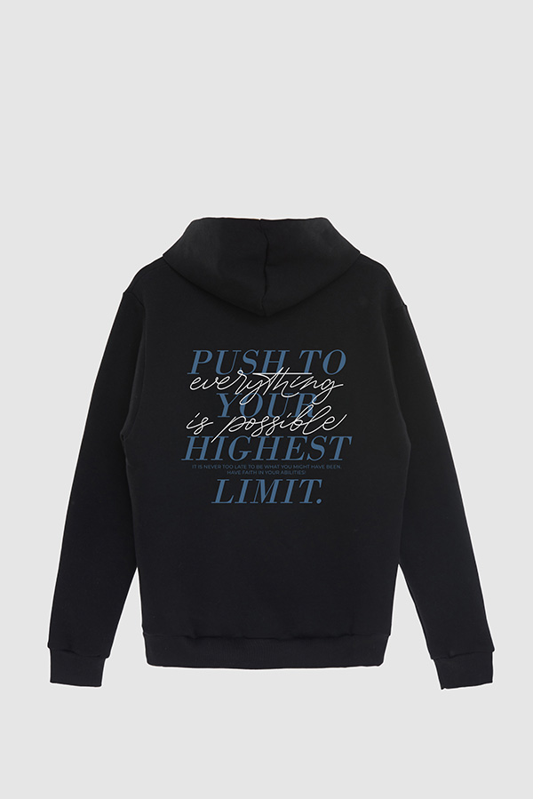BUZO HOODIE ESTAMPADO PUSH TO