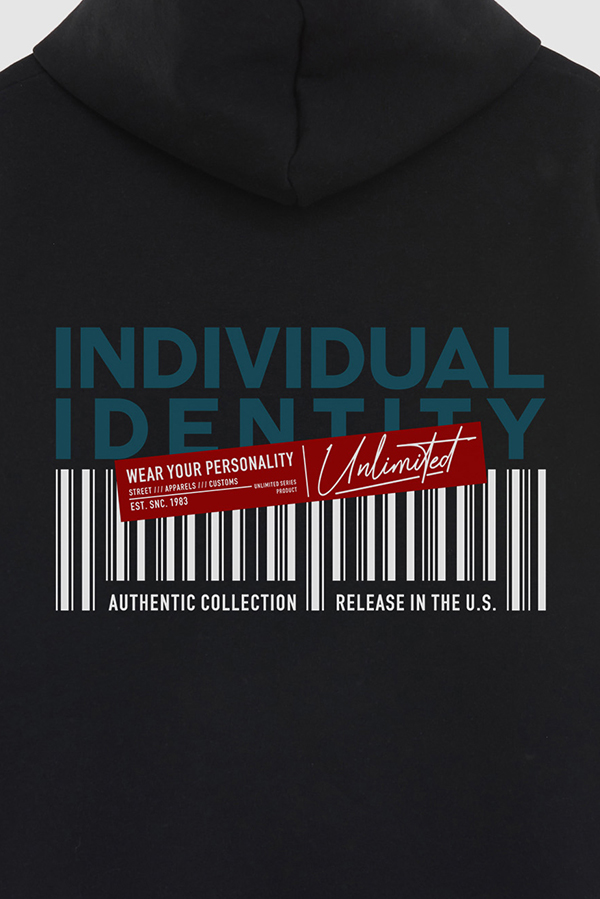 BUZO HOODIE ESTAMPADO INDIVIDUAL IDENTITY 1