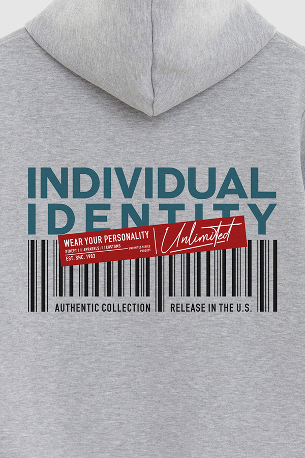 BUZO HOODIE ESTAMPADO INDIVIDUAL IDENTITY 1