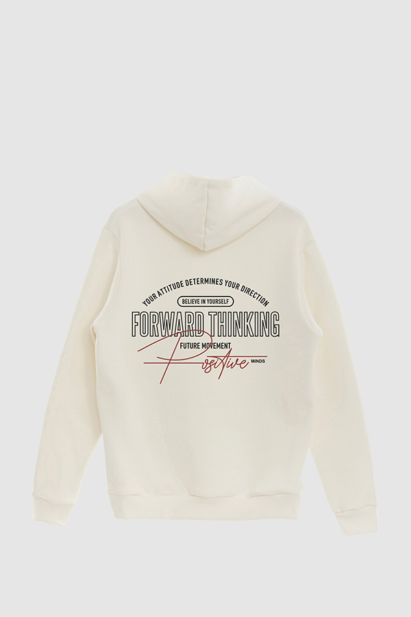 BUZO HOODIE ESTAMPADO FORWARD THINKING