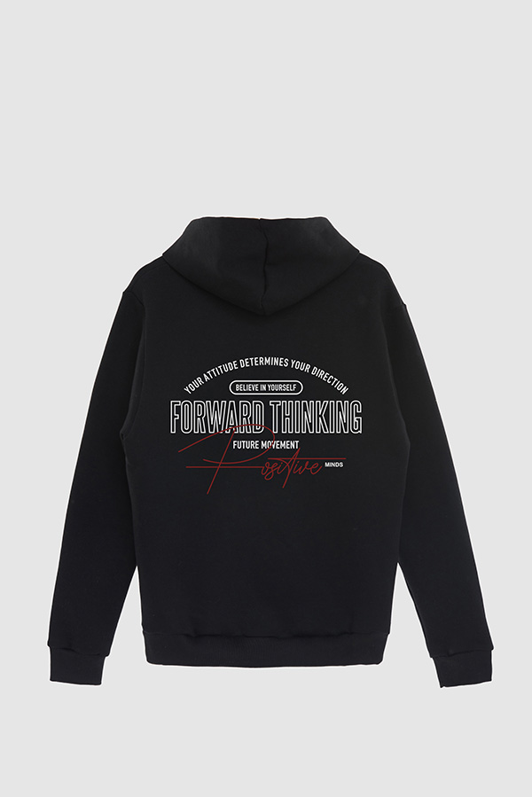 BUZO HOODIE ESTAMPADO FORWARD THINKING