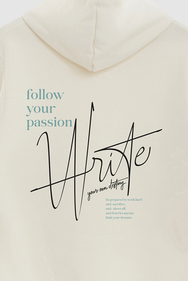 BUZO HOODIE ESTAMPADO FOLLOW YOUR PASSION 2