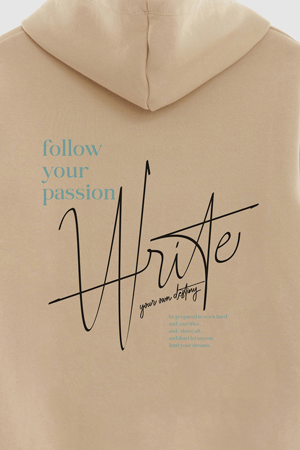 BUZO HOODIE ESTAMPADO FOLLOW YOUR PASSION 2