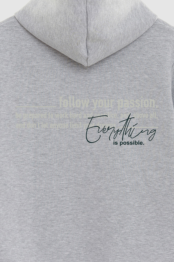 BUZO HOODIE ESTAMPADO FOLLOW YOUR PASSION