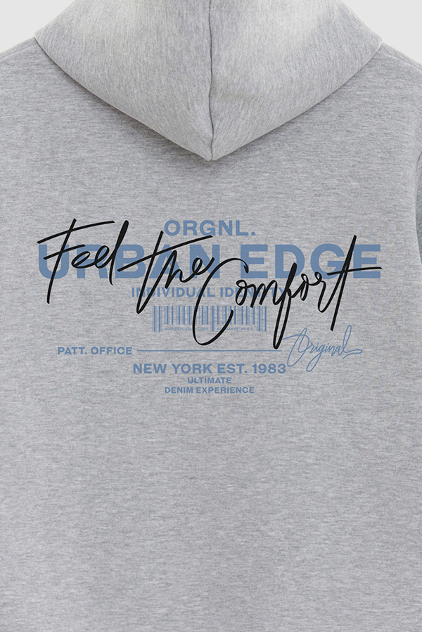 BUZO HOODIE ESTAMPADO FEEL THE COMFORT