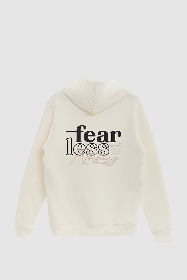 BUZO HOODIE ESTAMPADO FEARLESS