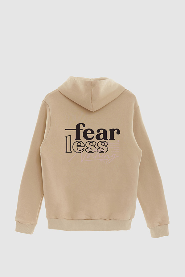 BUZO HOODIE ESTAMPADO FEARLESS