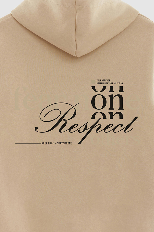 BUZO HOODIE ESTAMPADO FEAR NO ONE